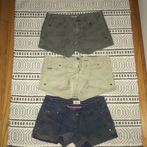khaki shorts